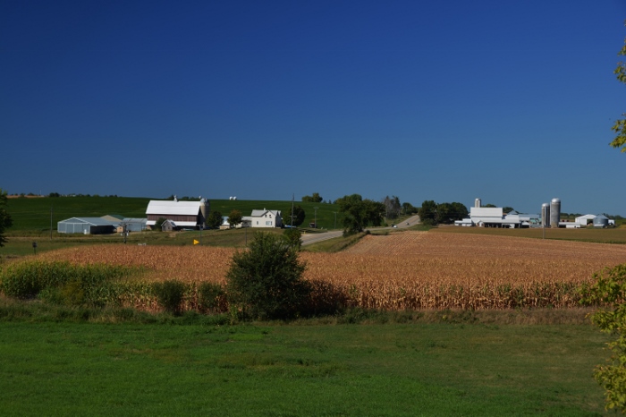 barns and road, Hinnipen County
